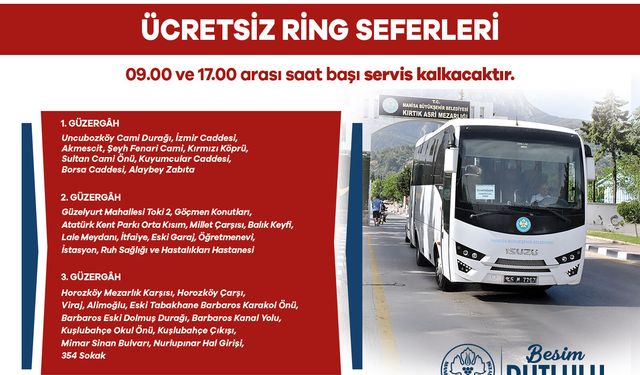Büyükşehir Bayramda Mezarlıklara Ücretsiz Ulaştıracak