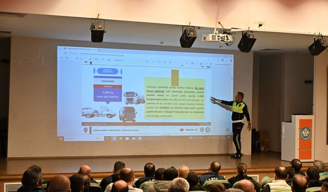 Manisa Büyükşehir Şoförlerine Hayati Eğitim