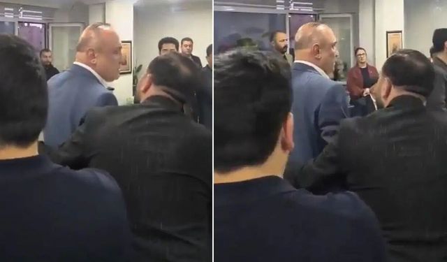CHP’li Melih Meriç’e parti binasında protesto