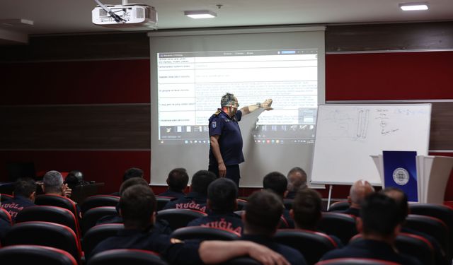 Muğla İtfaiyesine kapsamlı eğitim desteği