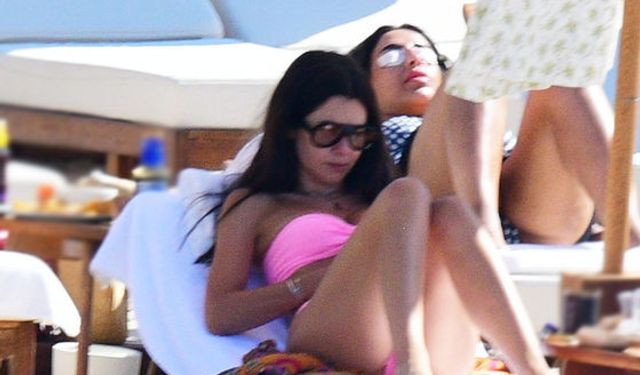 Nesrin Cavadzade Bodrum'da görüntülendi