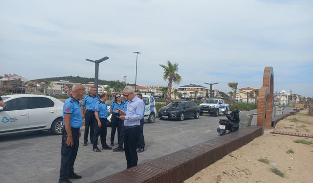 Balıkesir'de Sarımsaklı Plajı'nda sıkı denetim