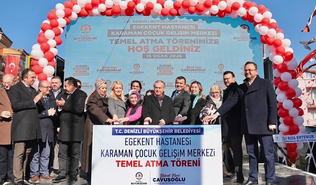 Denizli'de çocuk gelişim merkezi yükseliyor