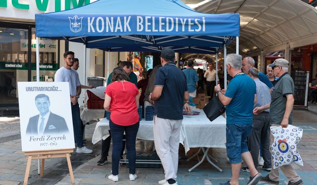 Ferdi Zeyrek Konak'ta anıldı