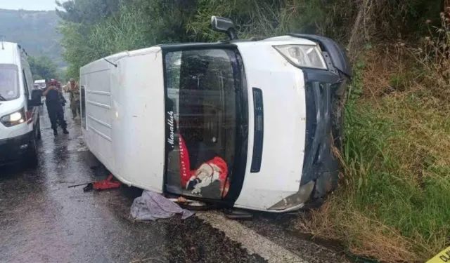 Kiraz'da kaza. 1 ölü 11 yaralı
