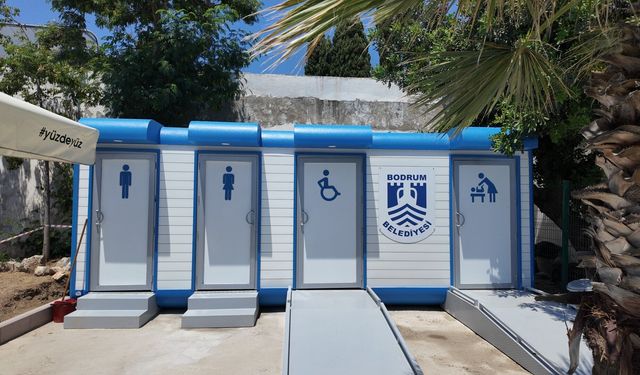 Bodrum'da Modern Tuvaletler Hizmete Alındı