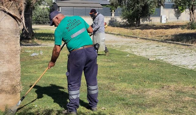 Efeler'in Yeşil Alanlarında Yaz Temizliği