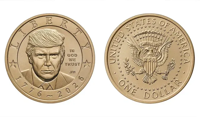 ABD’de Trump portreli 1 Dolarlık altın para basılacak