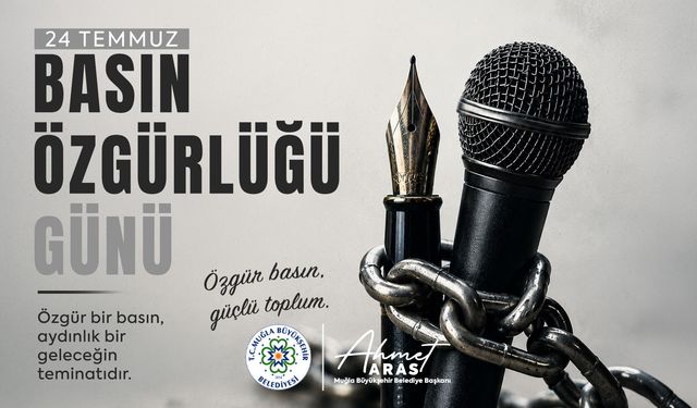 Başkan Aras’tan basın özgürlüğü için mesaj