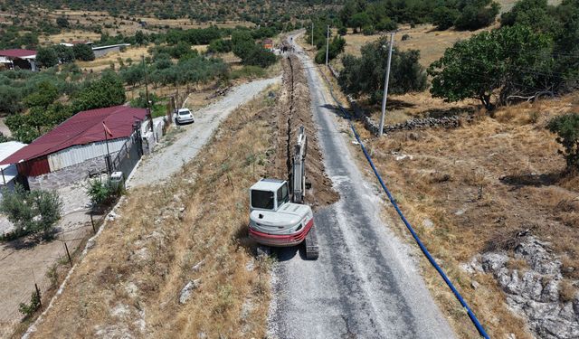 Yunusemre Karakılıçlı’da içme suyu hattı yenileniyor