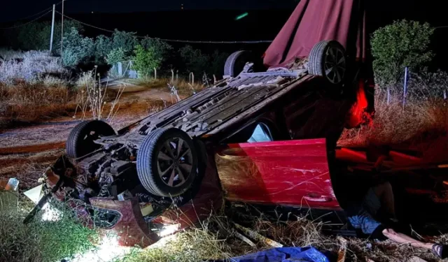 Otomobil şarampole uçtu: Sürücü hayatını kaybetti