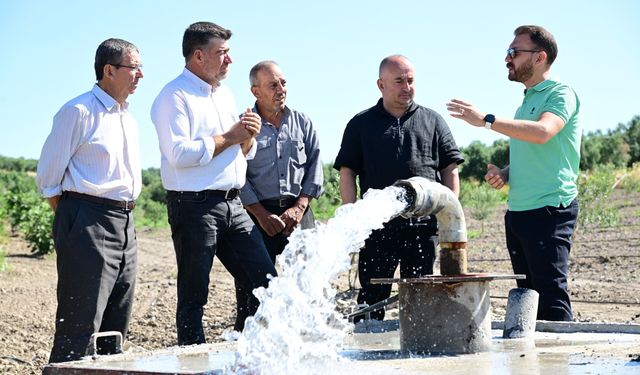 Manisa Büyükşehir’den Saruhanlı’ya Tarımsal Sulama Desteği