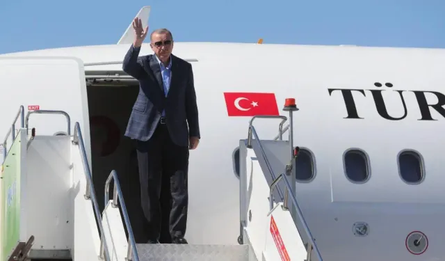 Cumhurbaşkanı Erdoğan zirve için Bişkek’e gitti