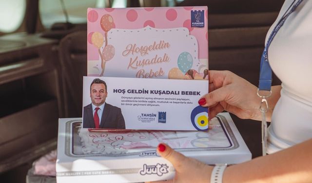 Kuşadası’ndan 8 ayda 115 bebeğe hoş geldin ziyareti