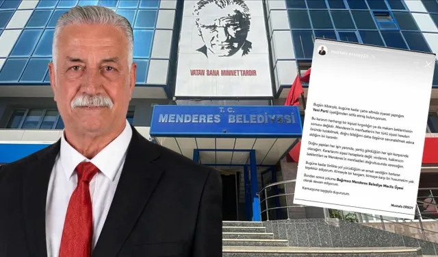 Menderes’te istifa dalgası sürüyor