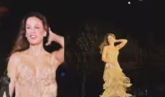 Serenay Sarıkaya Paris Moda Haftası’nda podyuma çıktı