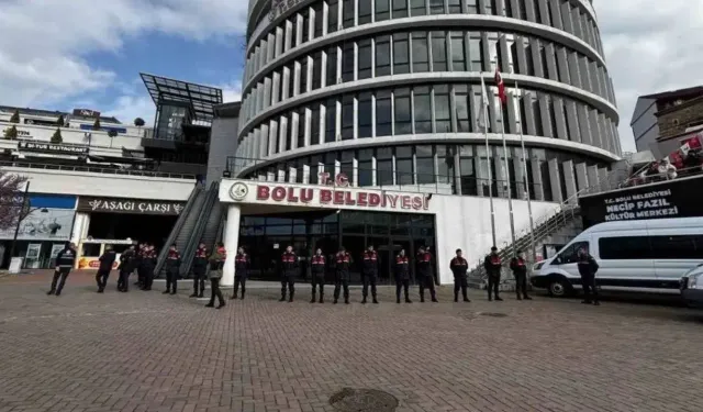 Bolu Belediyesi'ne operasyon..!