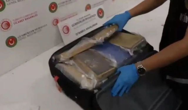 İstanbul Havalimanı’nda 51,5 kilo kokain yakalandı