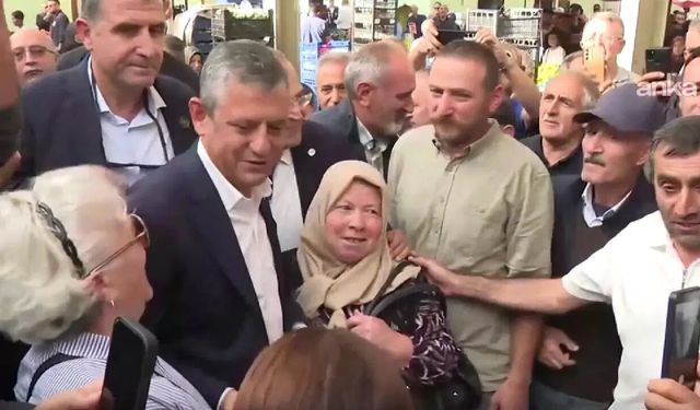 Özgür Özel Ardahan'da: Esnaf geçim derdini anlattı