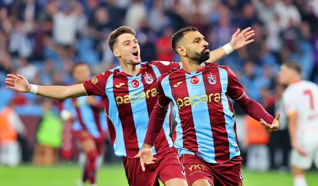 Trabzonspor’dan Galatasaray’a 4 gollü galibiyet