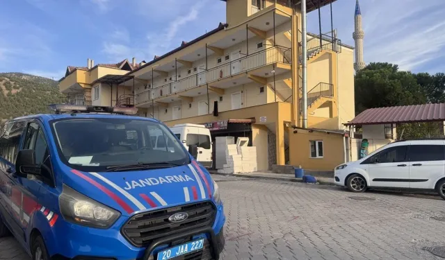 Denizli'de pansiyonda acı olay