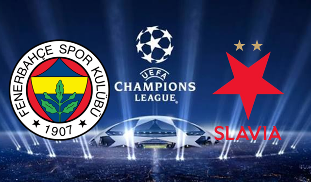 Fenerbahçe-Slavia Prag maçının ilk 11'leri belli oldu