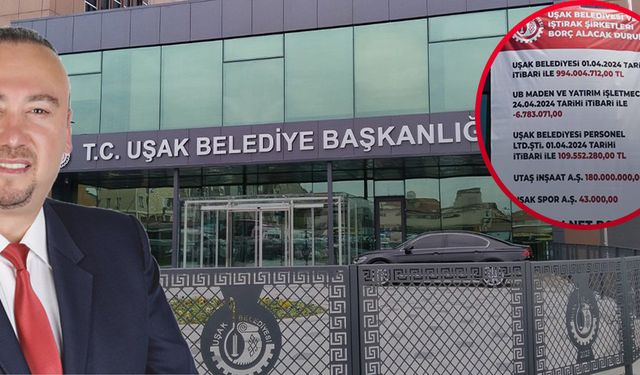 Başkan Yalım AK Parti'den kalan borcu afişlerle duyurdu!