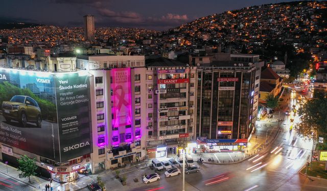 Konak Belediyesi'nden pembe farkındalık