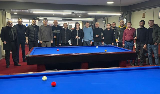 Afyonkarahisar'da bilardo heyecanı: Basın Cemiyeti 3 Bant Turnuvası başladı