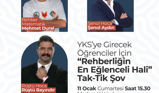 Merkezefendi Belediyesi'nden YKS adaylarına ‘Tak-Tik Şov’