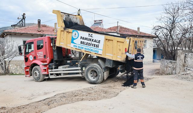 Pamukkale Belediyesi Cankurtaran Mahallesi’ne değer katıyor: Yollar yenileniyor