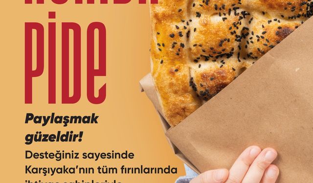 Karşıyaka Belediyesi’nden 'Askıda Pide' dayanışması