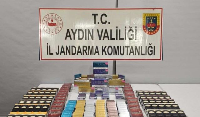 Aydın’da kaçak sigara operasyonu