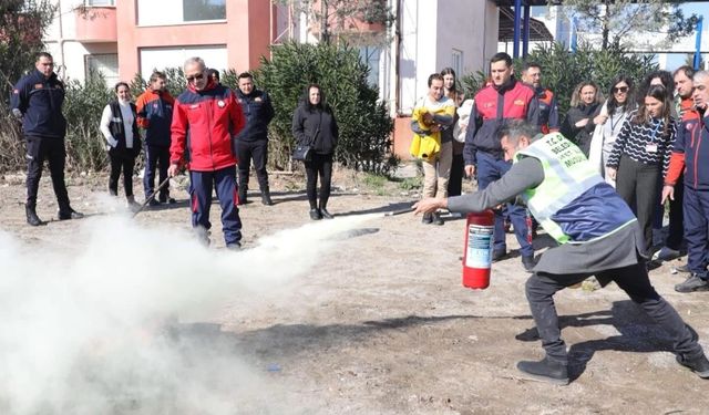 Didim’de AFAD koordinasyonunda arama kurtarma eğitimi