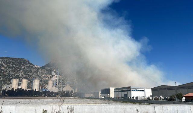 Söke'de kâğıt fabrikasındaki yangın kontrol altına alınamıyor