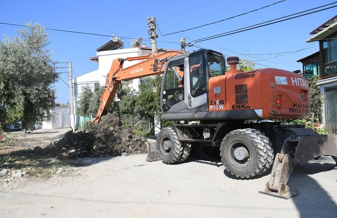 Kuşadası yol yapım çalışmasında rota belli