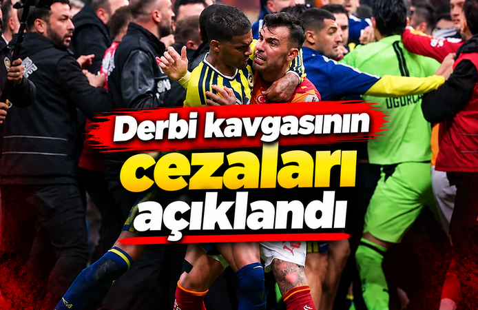 Derbi kavgasının cezaları açıklandı