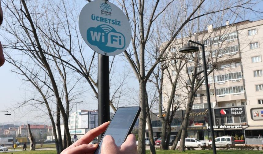 Nilüfer Belediyesi ücretsiz Wi-Fi hizmetini yaygınlaştırıyor