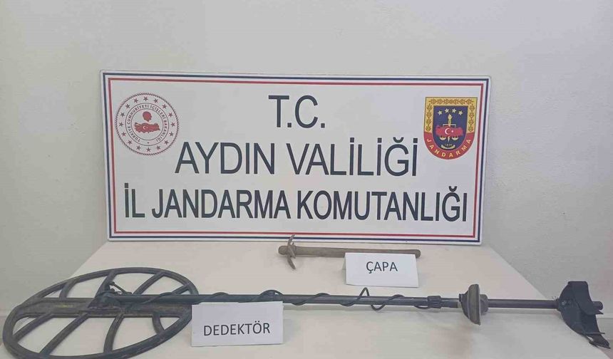 Aydın’da kaçak kazıya suçüstü!