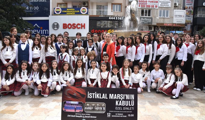 Manisa Büyükşehir Belediyesi’nden İstiklal Marşı’nın kabulüne özel etkinlik