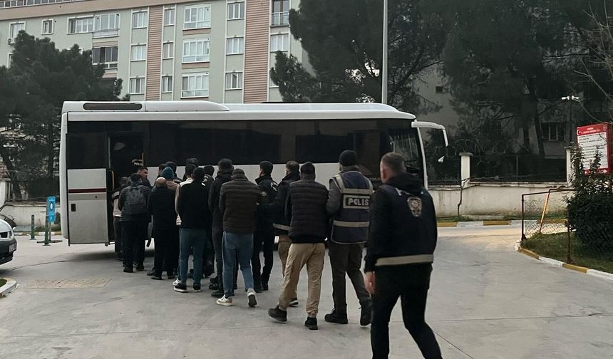Daltonlar Çetesi’ne operasyon: 4’ü çocuk 14 şüpheli gözaltına alındı