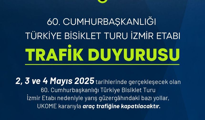 İzmir trafiğine 'Bisiklet Turu' ayarı: Bu yollar kapalı olacak!