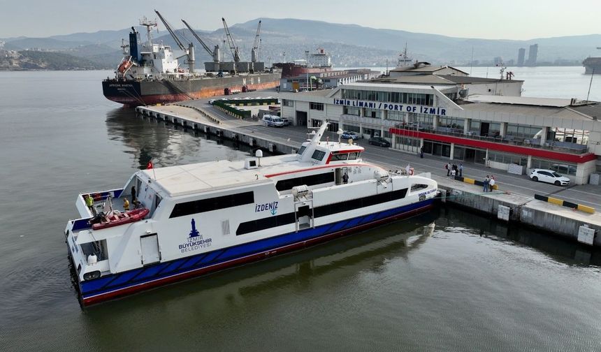17 Mayıs Cumartesi İzmir İZDENİZ Vapur saatleri ve iskele bilgileri
