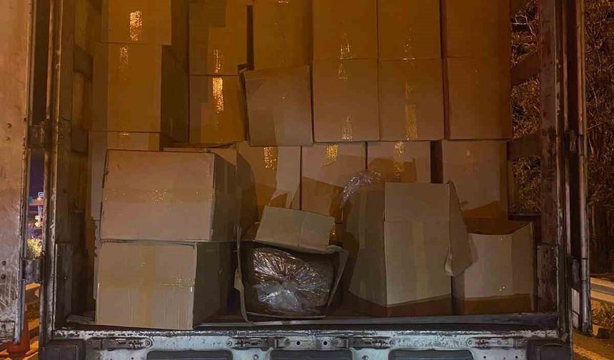 Ankara’da 11 ton kaçak tütün ele geçirildi