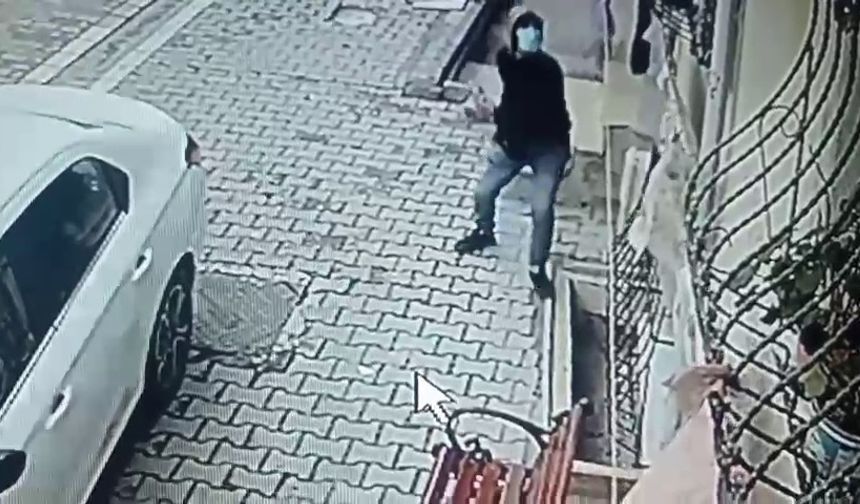 Boşanmak isteyen eşinin evinde kezzapla dehşet saçtı