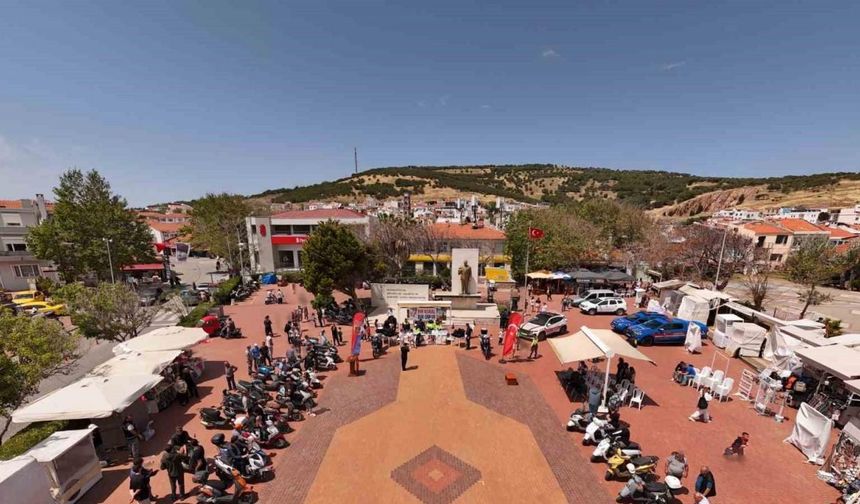 Bozcaada’da güvenli sürüş eğitimi verildi