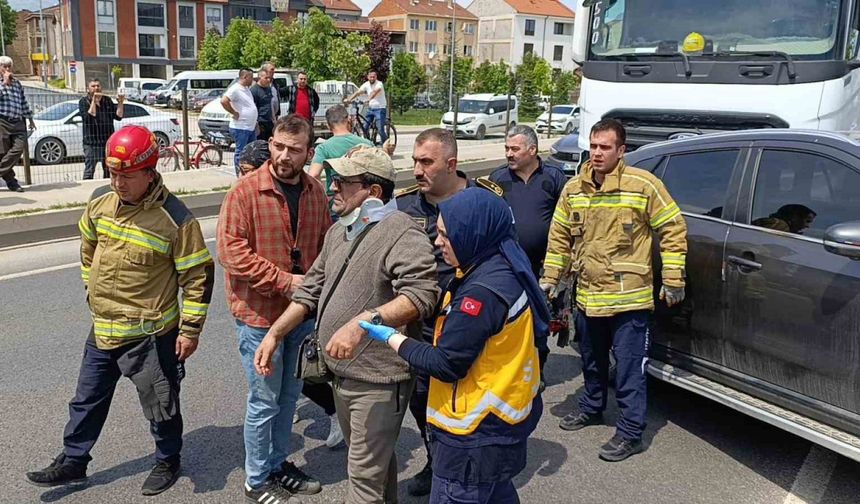 Bursa’da tırla cip çarpıştı: 1 yaralı