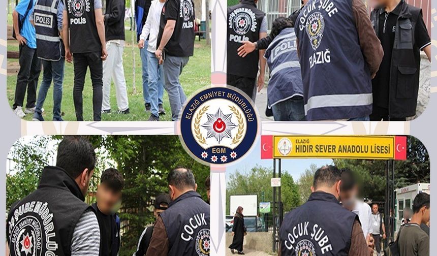 Elazığ’da 223 okul önü denetlendi