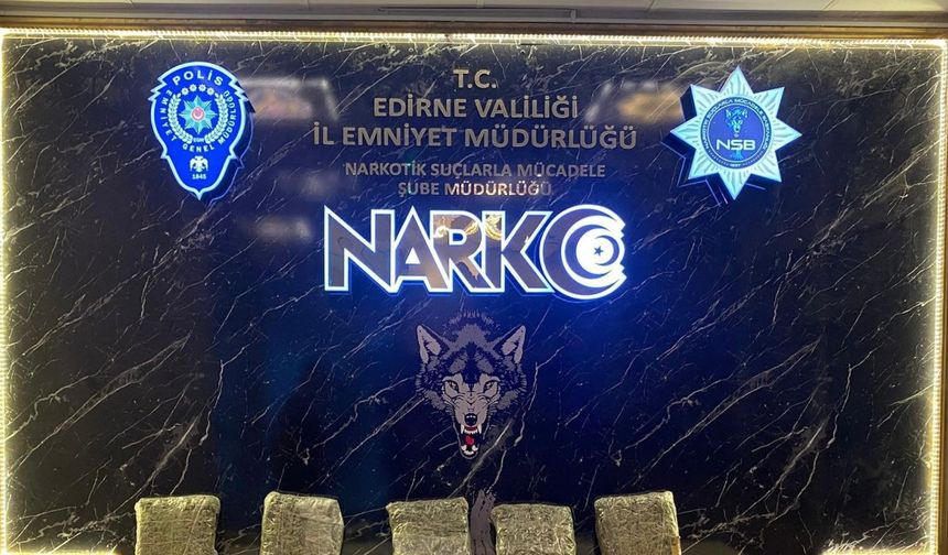 Kapıkule’de 13 kilo skunk ele geçirildi