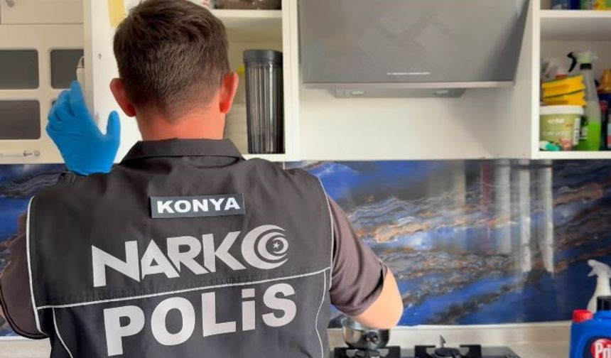 Konya’da narkotik operasyonu: 63 tutuklama